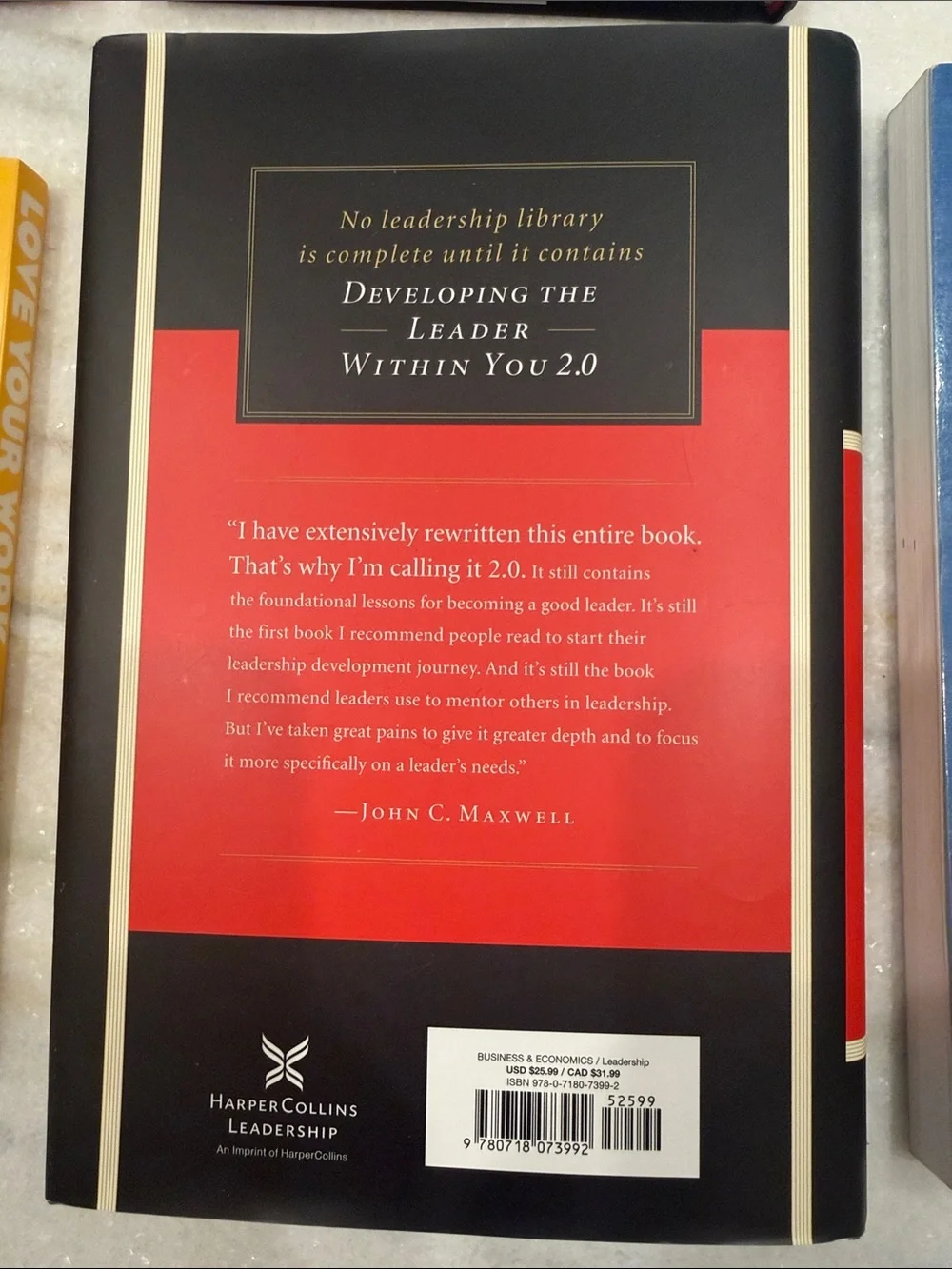 Assorted Leadership & Workplace Books. Red, Yellow, Black, White, Green Covers
